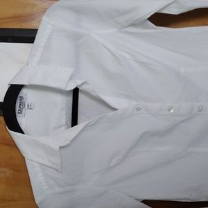 Express white button up